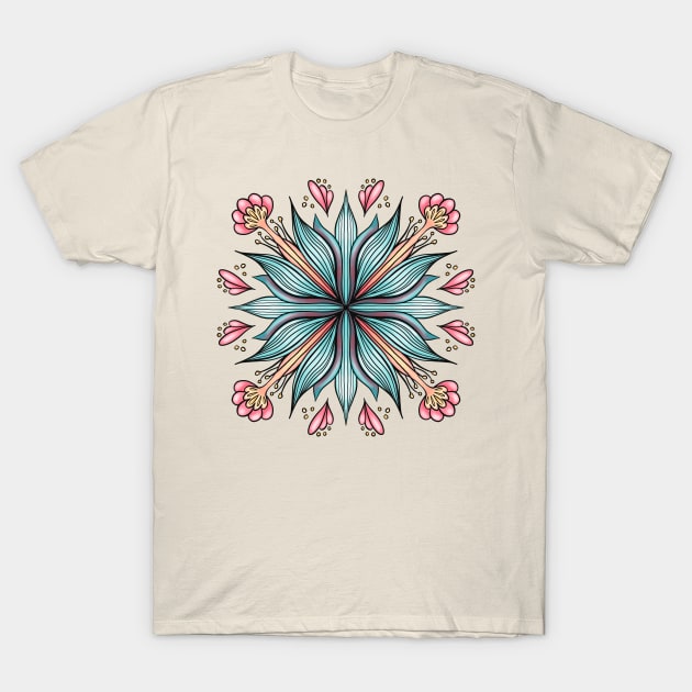 Spring Flower Blossom T-Shirt by Boriana Giormova